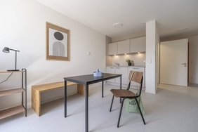 Bild 1 So sieht eine Einzimmerwohnung im Azubiwohnprojekt der FSB aus