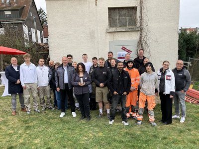 Die Beteiligten beim Kick-off....