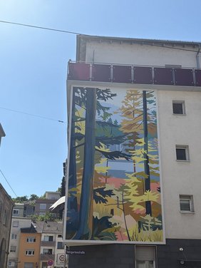Mural in Pforzheim, Foto: FLÜWO