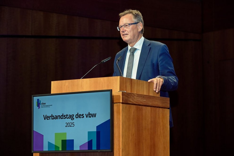 Optimistisch in die Zukunft: Axel Gedaschko, Präsident des GdW